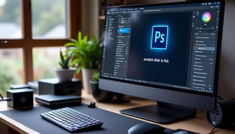 Disque de travail saturé photoshop : le réglage expliqué pas à pas