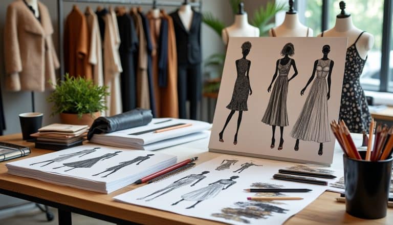 Dessin de mode : du croquis de silhouette à la collection