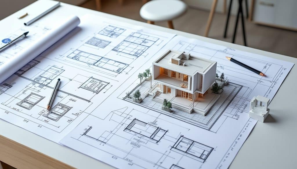 Plans d'exécution en bâtiment : ce qu'ils contiennent