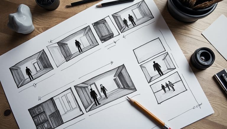 Storyboard pour l'audiovisuel : les conventions