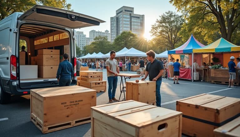 Marchés de créateurs et festivals : la logistique